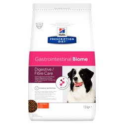 Hill's Prescription Diet Gastrointestinal Biome. Hundefoder mod dårlig mave/skånekost 1,5 kg